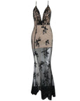 Black See Thru Sequin Gown - Toi ‘n’ Moi Ltd