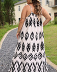 Black Plus Size Western Print Halter Maxi Dress - Toi ‘n’ Moi Ltd