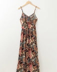 Black Boho Belted Sleeveless Wide Leg Jumpsuit - Toi ‘n’ Moi Ltd