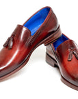 Paul Parkman Men's Tassel Loafer Garnet Brown (ID