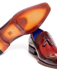 Paul Parkman Men's Tassel Loafer Garnet Brown (ID