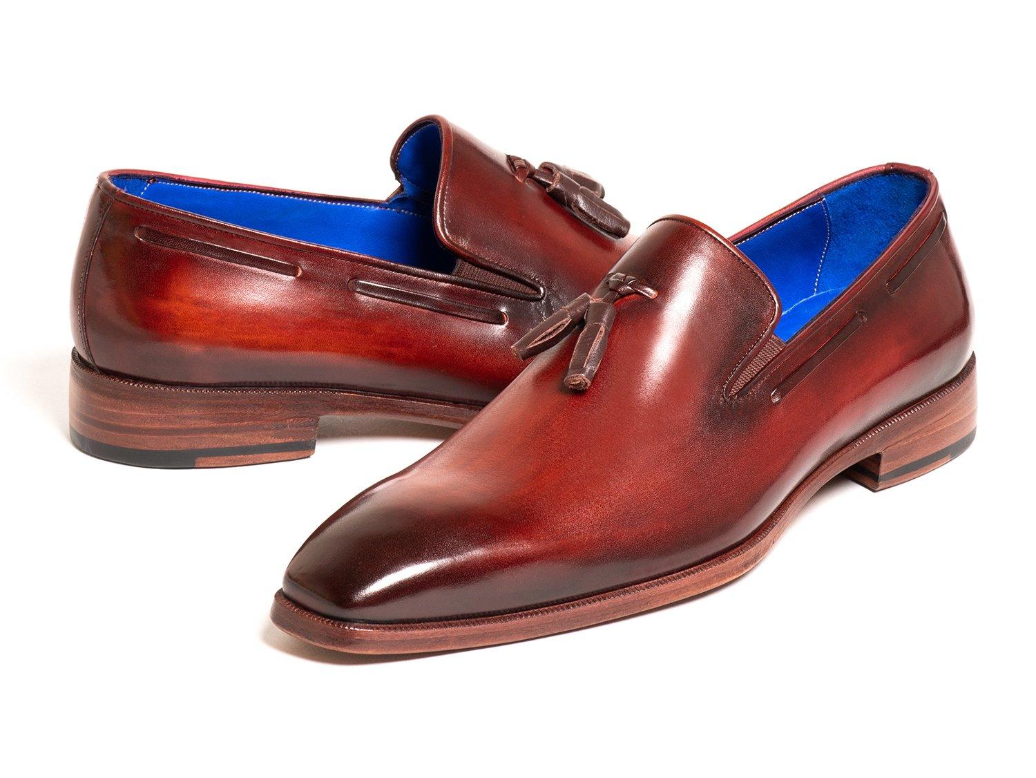 Paul Parkman Men's Tassel Loafer Garnet Brown (ID