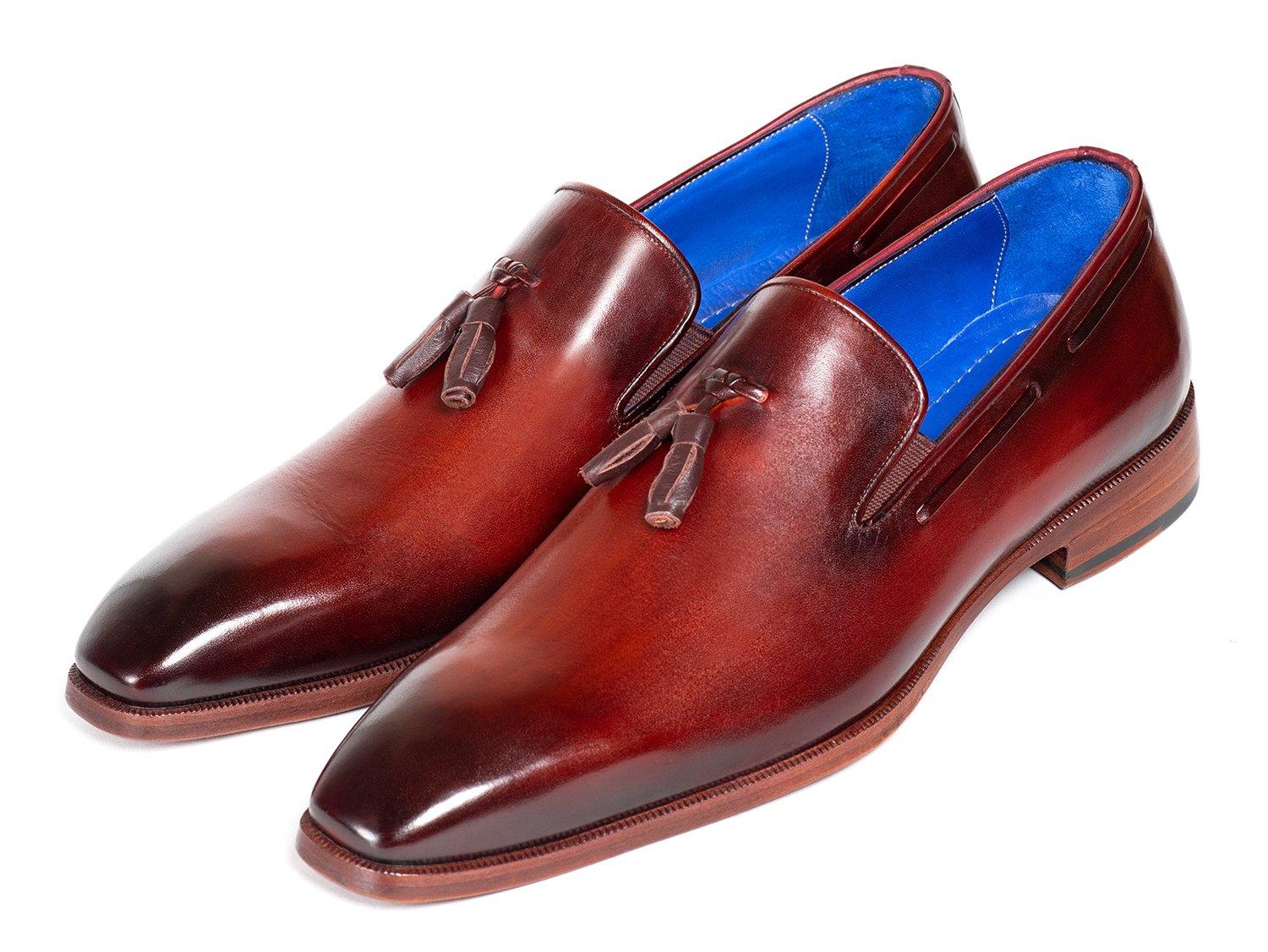 Paul Parkman Men's Tassel Loafer Garnet Brown (ID