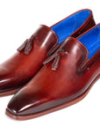 Paul Parkman Men's Tassel Loafer Garnet Brown (ID