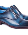 Paul Parkman Men's Captoe Oxfords Blue & Turquoise (ID