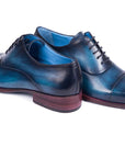 Paul Parkman Men's Captoe Oxfords Blue & Turquoise (ID