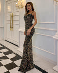Theodora v Neck Sequin Gown - Toi ‘n’ Moi Ltd