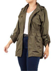 Ladies Brave Soul Plus Size Rain Mac - Raveplain - Toi ‘n’ Moi Ltd