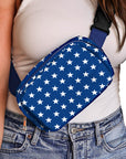 Bluing Independent Day Flag Star Printed Crossbody Bag - Toi ‘n’ Moi Ltd