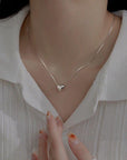 Beautiful Heart Pendant Necklace 925 Sterling Silver Women Girls Jewellery Gift - Toi ‘n’ Moi Ltd