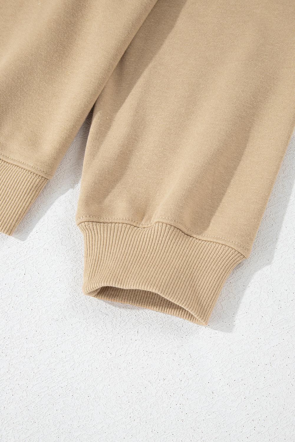 Black Solid Crew Neck Drop Shoulder Plus Size Sweatshirt - Toi ‘n’ Moi Ltd