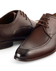 Paul Parkman Brown & Bordeaux Leather Apron Derby Shoes (ID