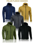Men Casual Coat Tactical Recon Fleece Jacket Full Zip Army Hoodie Combat Hoody - Toi ‘n’ Moi Ltd