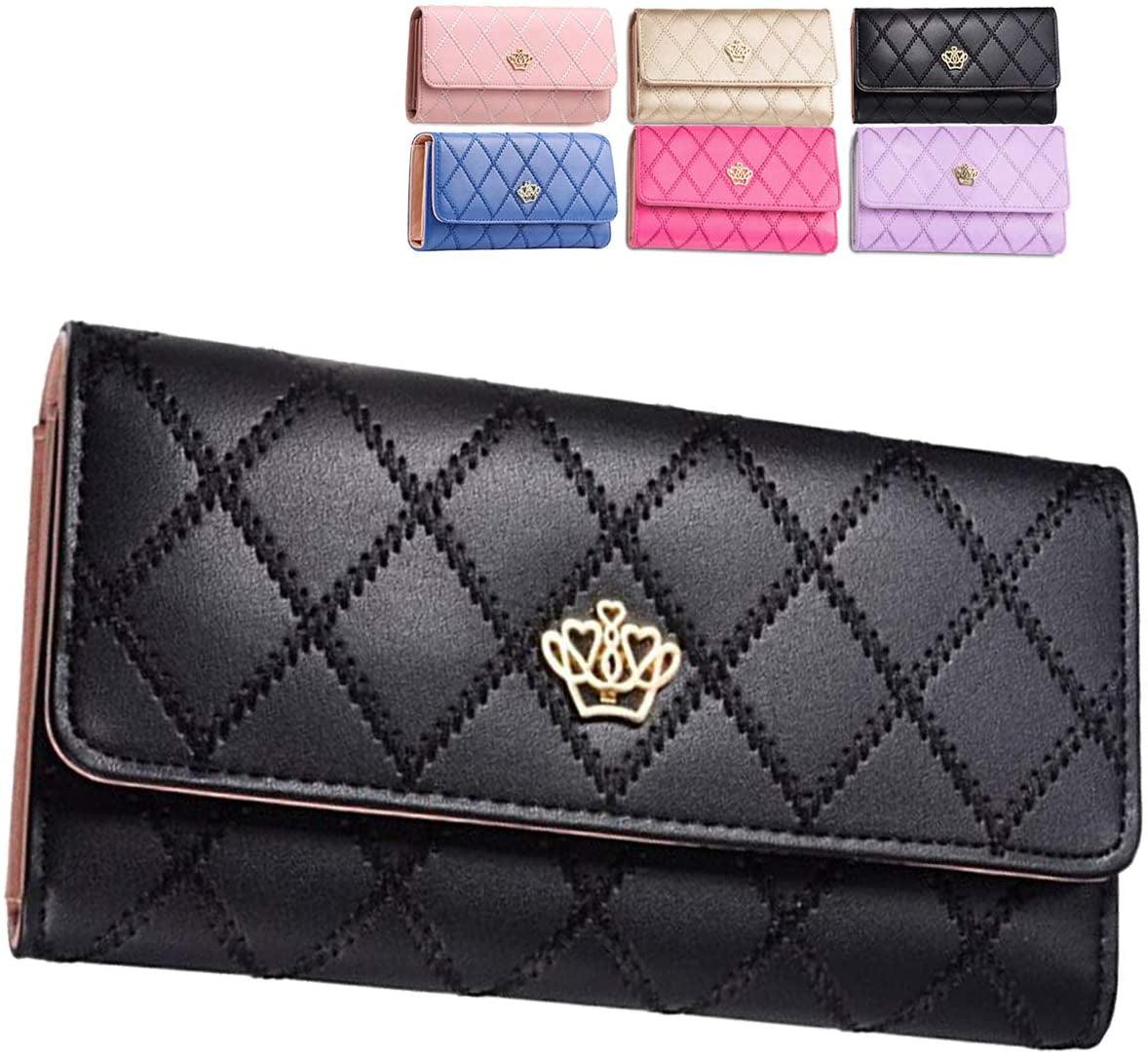 Ladies Leather Wallet Long Purse Phone Card Holder Case Clutch Large Capacity UK - Toi ‘n’ Moi Ltd