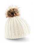Ladies Winter Bobble Hat Womens Knitted Woolly Pom Pom Beanie - Toi ‘n’ Moi Ltd