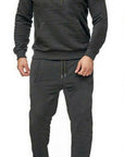 New Mens Pullover Tracksuit Hoodie Jogging Bottoms Set Stretch Sweater Jogger - Toi ‘n’ Moi Ltd
