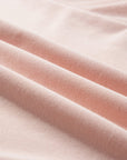 Sweat-shirt oversize à coutures apparentes et patchwork d'étoiles rose clair