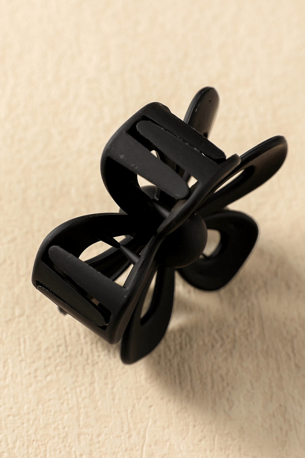 Camel Sweet Hollowed Flower Shape Claw Clip - Toi ‘n’ Moi Ltd