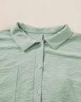Black Plain Half Button Collared Pocket Loose Romper - Toi ‘n’ Moi Ltd