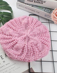 Ladies Soft Knit Beanie Crochet Knitted Style Beanie Hat for Women Slouchy Hats - Toi ‘n’ Moi Ltd