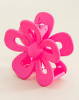 Camel Sweet Hollowed Flower Shape Claw Clip - Toi ‘n’ Moi Ltd