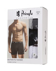 Pringle William Men'S Button Boxer Shorts, 2 X 3 Pack - Toi ‘n’ Moi Ltd