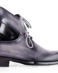 Paul Parkman Goodyear Welted Derby Shoes Gray (ID