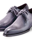 Paul Parkman Goodyear Welted Derby Shoes Gray (ID