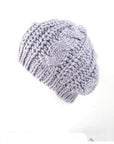 Ladies Soft Knit Beanie Crochet Knitted Style Beanie Hat for Women Slouchy Hats - Toi ‘n’ Moi Ltd