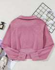 Sweat-shirt à col montant avec fermeture éclair et doublure polaire Phalaenopsis