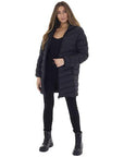 Ladies Brave Soul Grantlong Padded Long Coat - Toi ‘n’ Moi Ltd