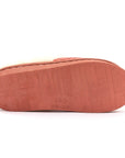 LADIES WOMENS WARM FAUX FUR LINED COMFY HARD SOLE OUTDOOR SLIPPERS SHOES SIZE - Toi ‘n’ Moi Ltd