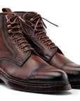 Paul Parkman Men's Brown Floater Leather Boots (ID