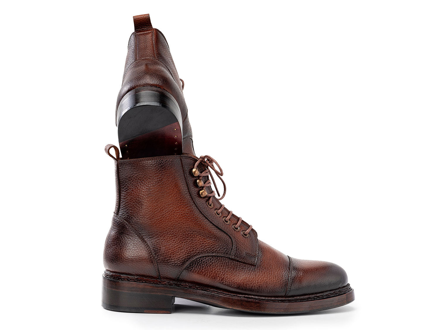 Paul Parkman Men's Brown Floater Leather Boots (ID