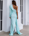 Rayne One Shoulder Sequin Gown