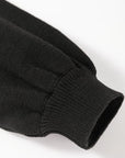 Black Tinsel Merry & Bright Round Neck Plus Size Sweater - Toi ‘n’ Moi Ltd