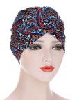 Stretch Turban Hats for Women - African Knot Headwraps Soft Pre Tied Bonnet Hair - Toi โnโ Moi Ltd