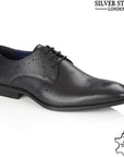 MENS REAL LEATHER SHOES NEW SLIP on SMART FORMAL WEDDING OFFICE PARTY SHOES SIZE - Toi ‘n’ Moi Ltd