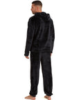Snuggaroo Mens Soft Fleece Hooded Pjs Pyjama Bottoms Top Loungewear Set - Toi ‘n’ Moi Ltd