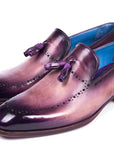 Paul Parkman Men's Tassel Loafer Purple (ID