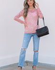 Blossom Floral Lace Sheer Long Sleeve Top - Toi ‘n’ Moi Ltd