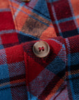 Red Plaid Print Loose Vintage Shirt