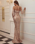 Clara Off Shoulder Gown