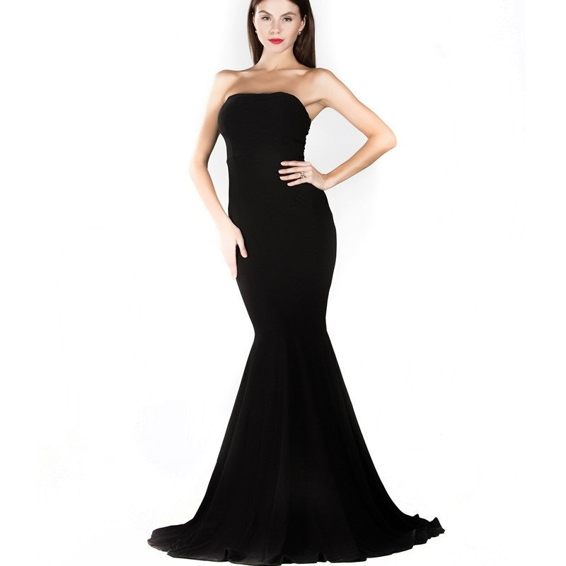 Black Mermaid Dress - Toi ‘n’ Moi Ltd