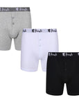 Pringle 2 X 3 Pack William Men'S Button Boxer Shorts in Assorted Colours - Toi ‘n’ Moi Ltd