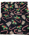 Womens Ladies Christmas Festive Scarf Santa Claus Snowman Print Winter Gifts UK - Toi ‘n’ Moi Ltd