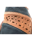 Mens Leather Slippers Mules Brown & Gray Size 6 7 8 9 10 11 12Flip Flop Sandals - Toi ‘n’ Moi Ltd