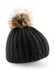 Ladies Winter Bobble Hat Womens Knitted Woolly Pom Pom Beanie - Toi ‘n’ Moi Ltd