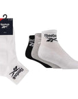 Reebok Unisex Core Ankle Socks, 6 Pack - Toi ‘n’ Moi Ltd