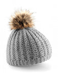 Ladies Winter Bobble Hat Womens Knitted Woolly Pom Pom Beanie - Toi ‘n’ Moi Ltd